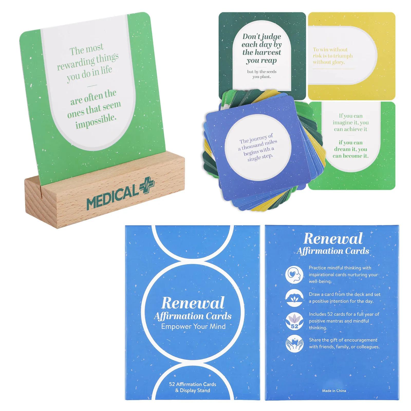 Affirmation Cards Renewal Mindfulness Set - 3.5 in - product view 5