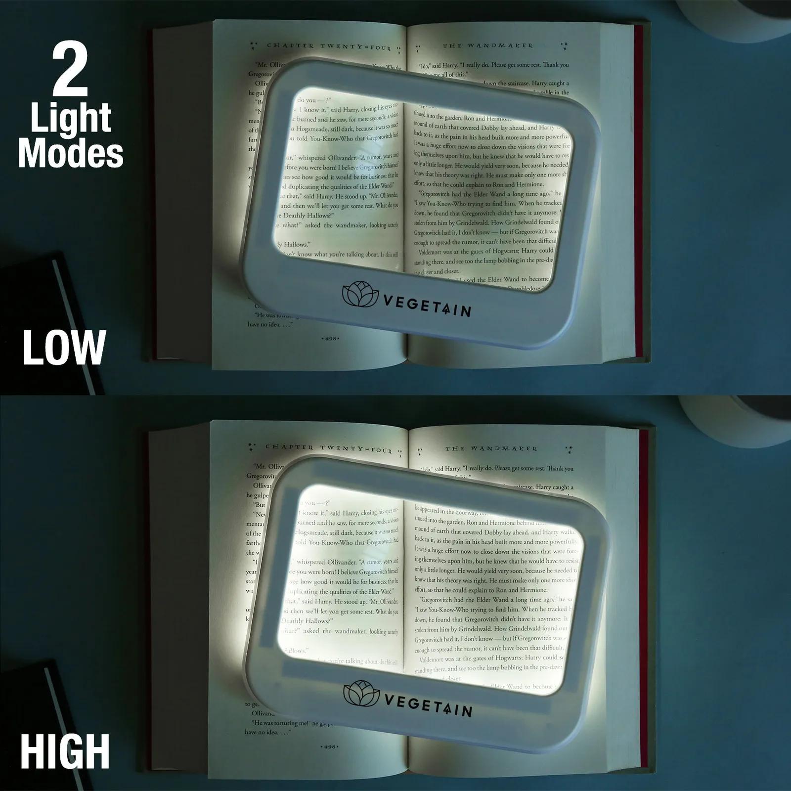 Magnifier Scholar Full Page LED Lights - 8.6 x 6.5 in - product view 3