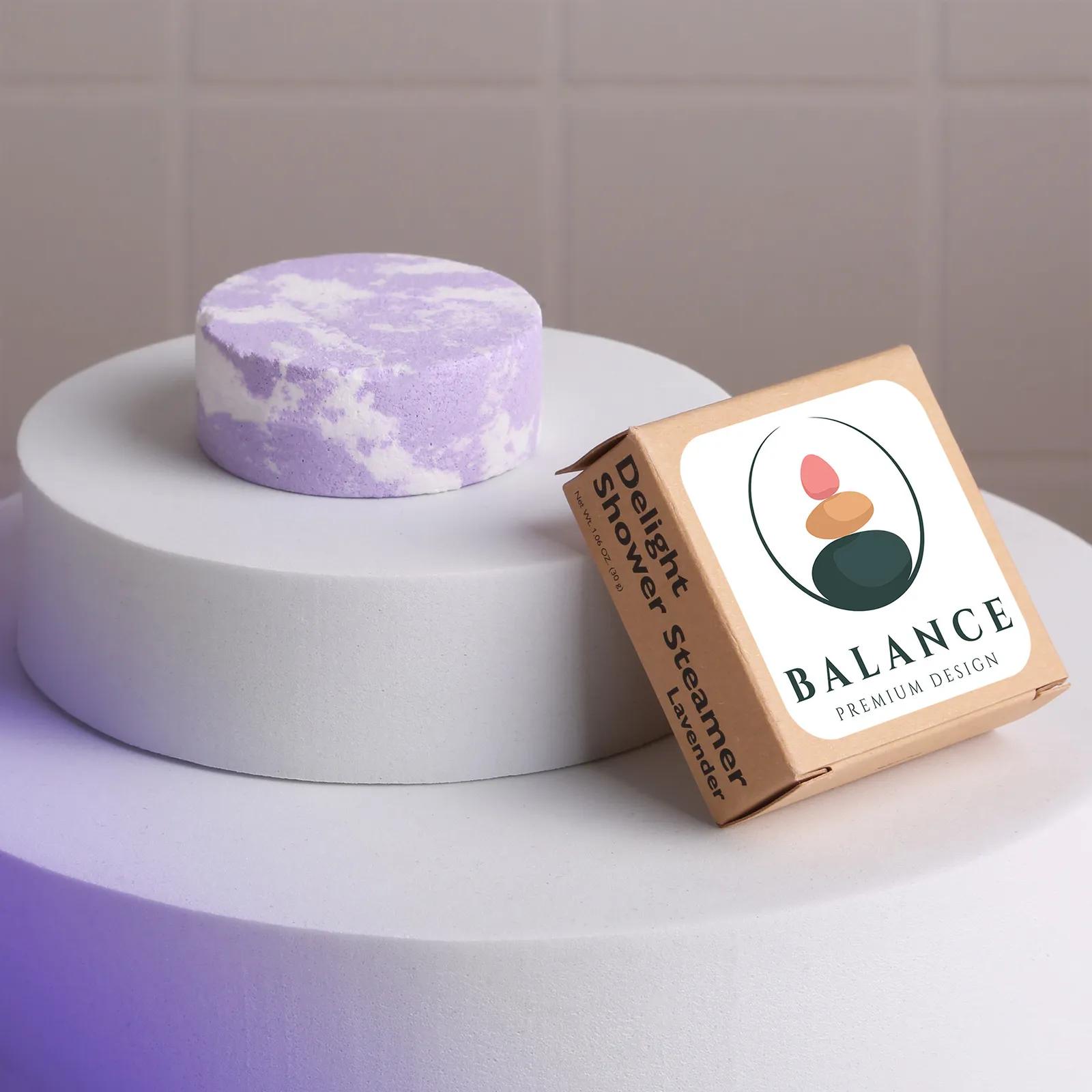 Shower Steamer Delight Scented Kraft Box - 2 in - product view 5