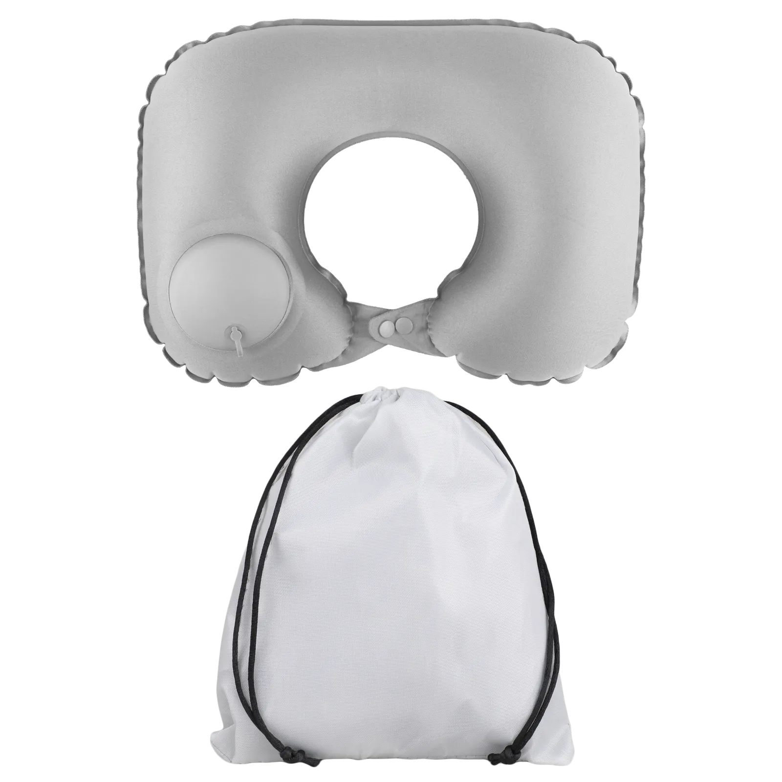 Travel Neck Pillow Inflatable with Storage Bag - blank view 12