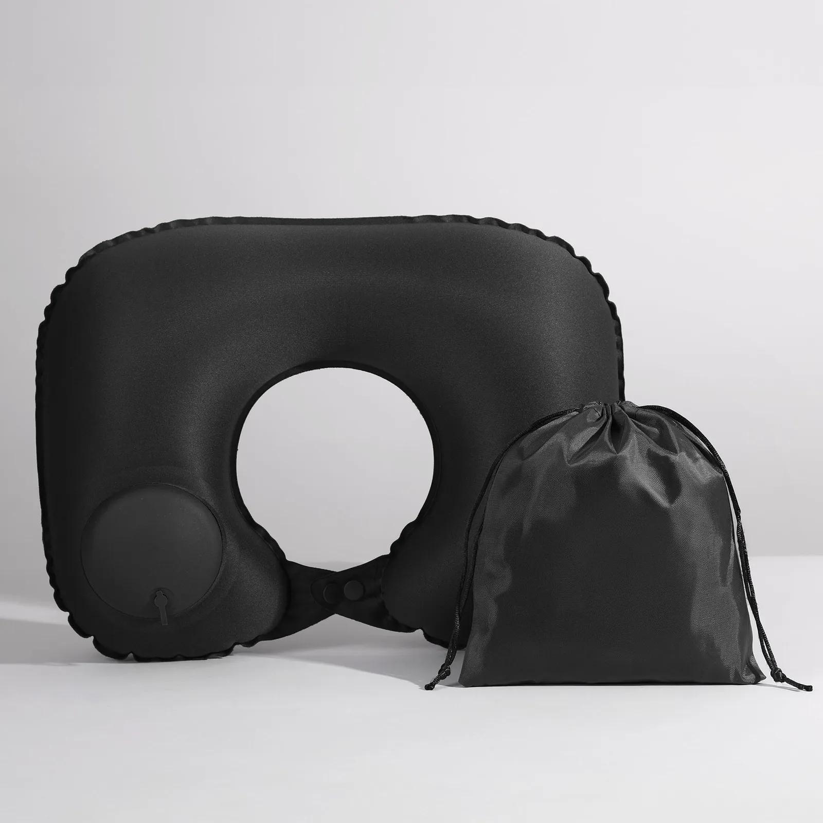 Travel Neck Pillow Inflatable with Storage Bag - blank view 15