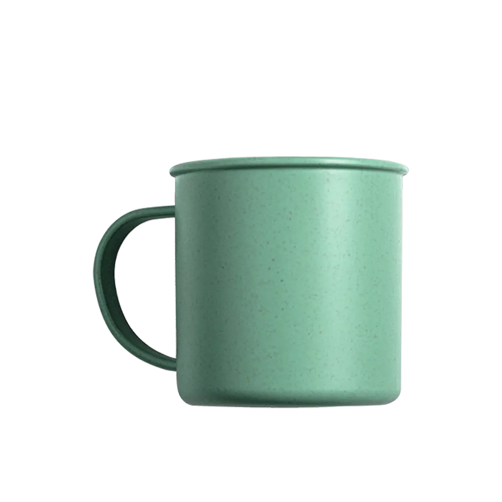 Cup Wheat Straw with Handle BPA-Free - 18 oz - blank view 8