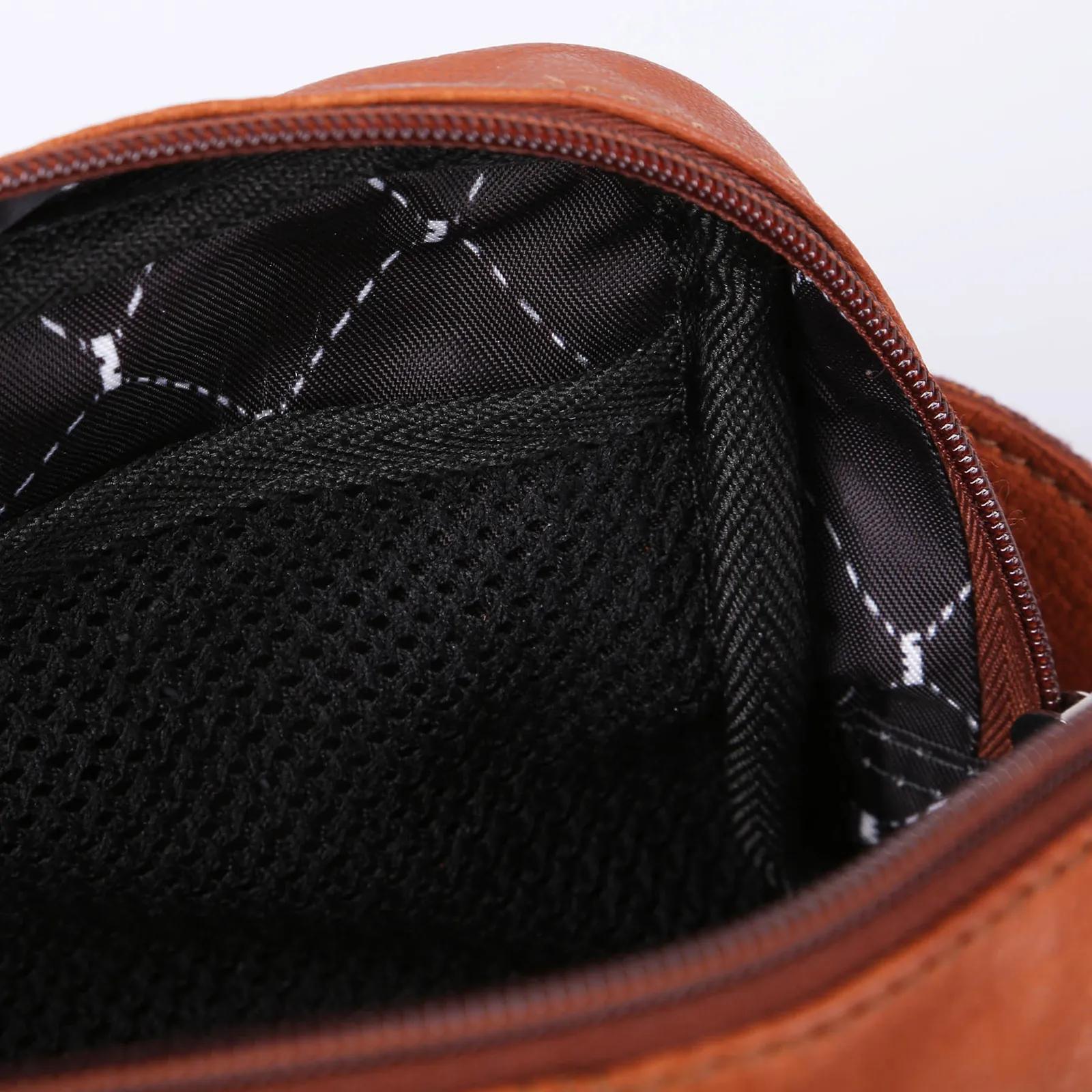 Leather Cross Body Bag with Adjustable Strap - 7.5 x 5 x 2 in - product view 17