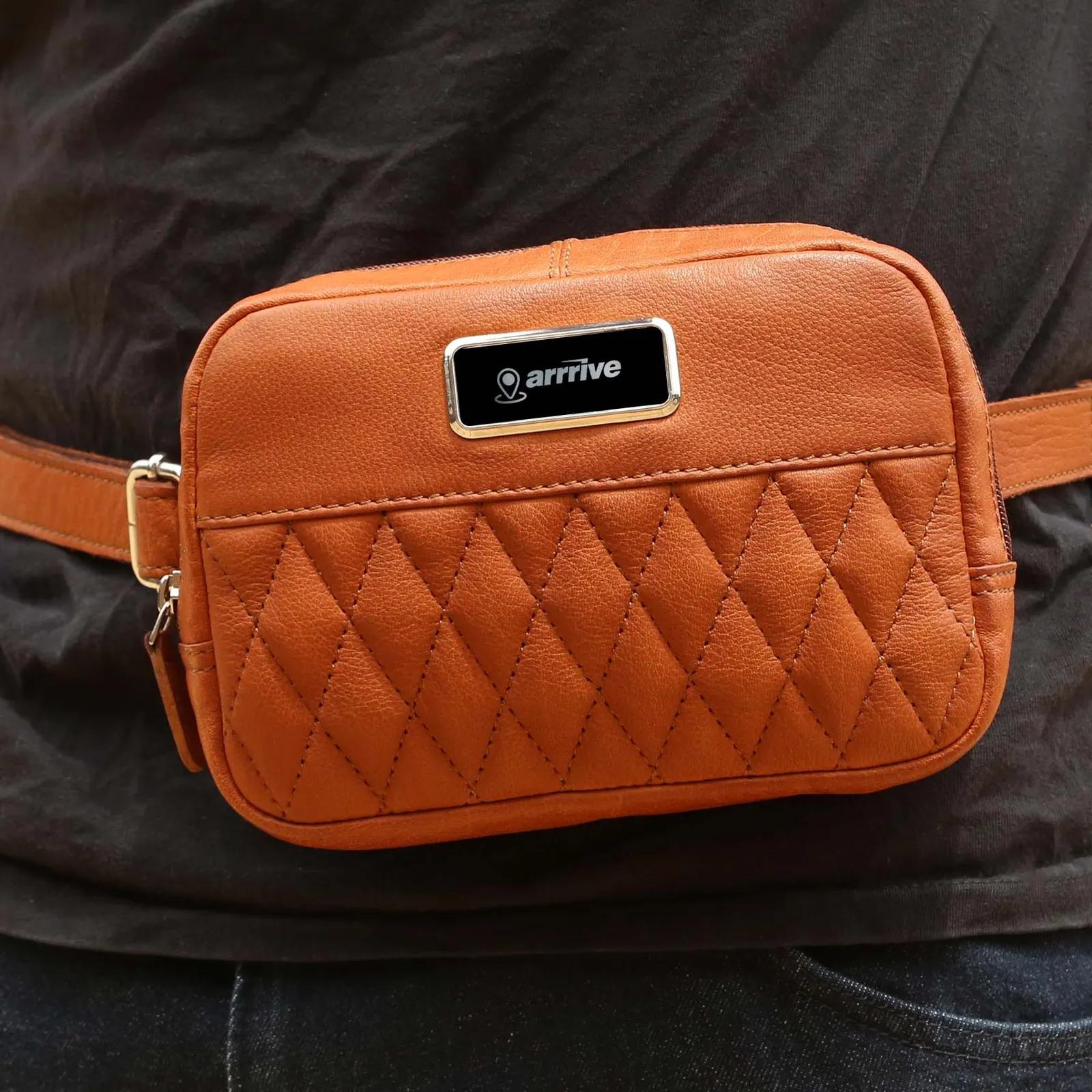 Leather Cross Body Bag with Adjustable Strap - 7.5 x 5 x 2 in - product view 20