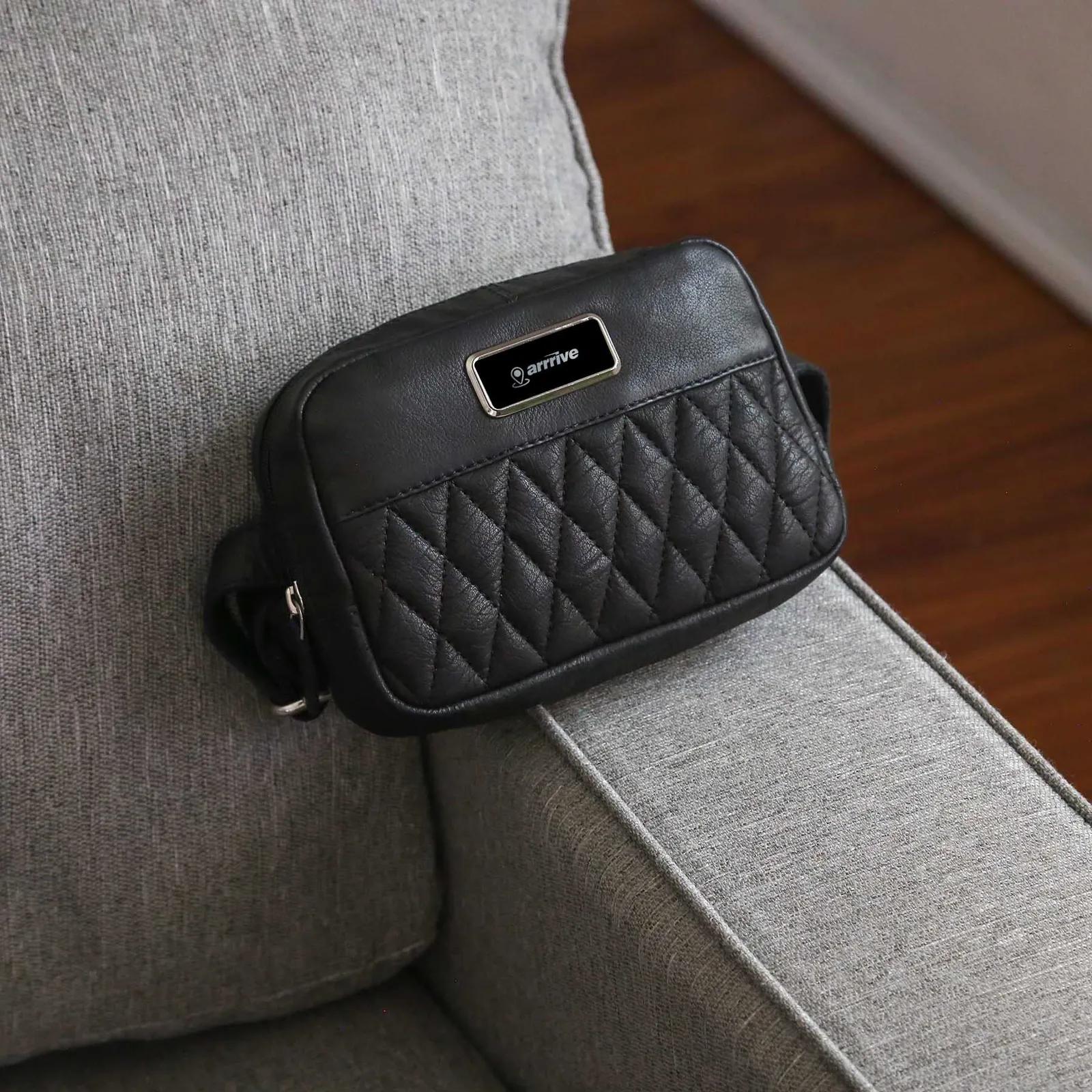 Leather Cross Body Bag with Adjustable Strap - 7.5 x 5 x 2 in - product view 21