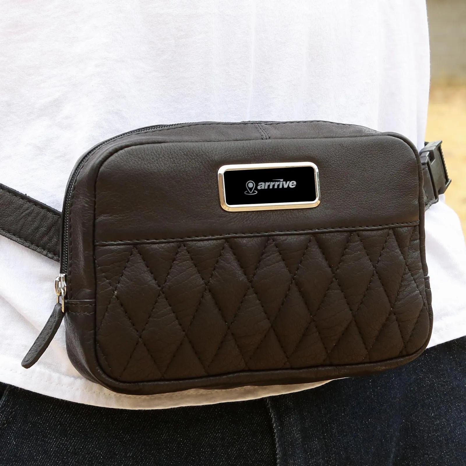 Leather Cross Body Bag with Adjustable Strap - 7.5 x 5 x 2 in - product view 23