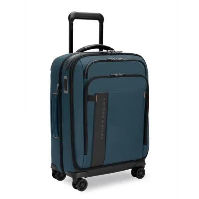 Expandable Nylon Carry-On Spinner with Outsider Handle - 15 x 9 x 21 in - product view 3