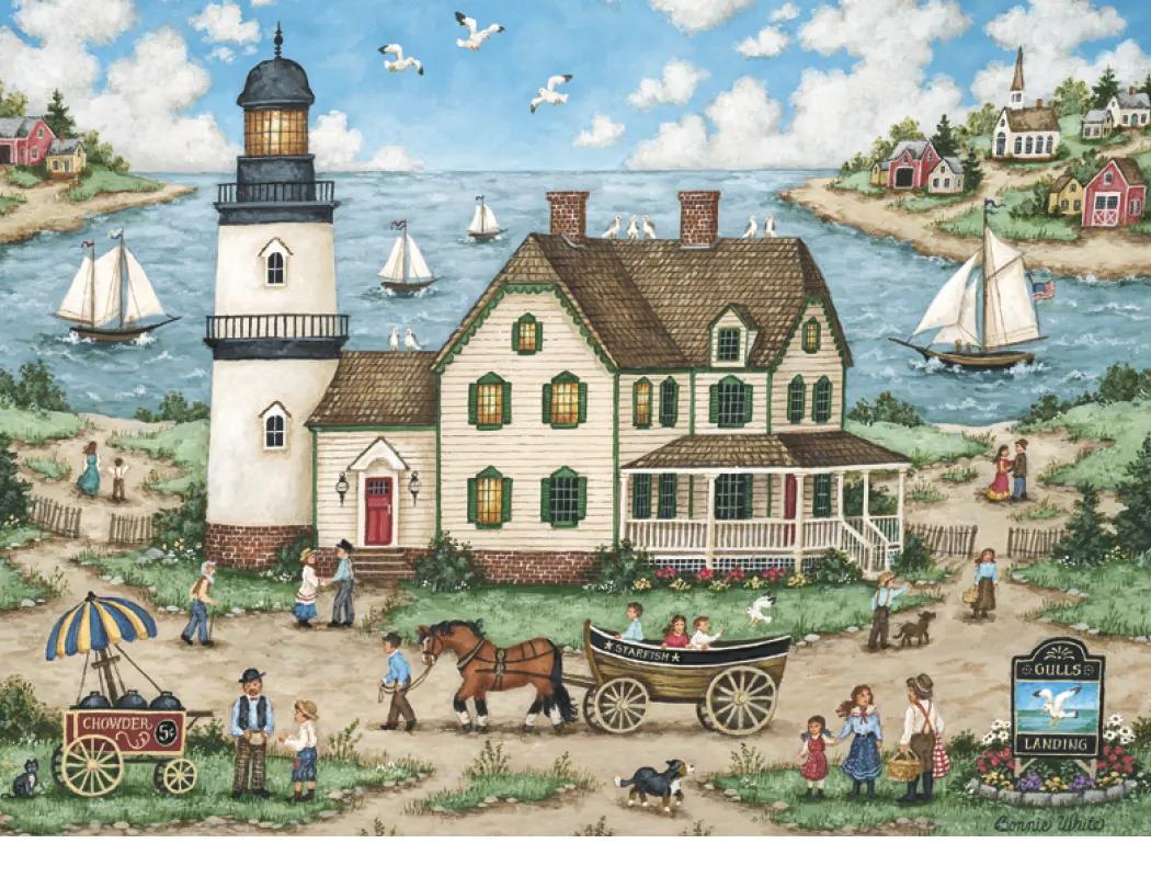 Folk Art Wall Calendar Early American Customs - 18.5 x 11 in - product view 21