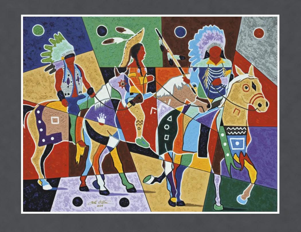 Native American Art Wall Calendar Cultural Heritage - 18.5 x 11 in - product view 20