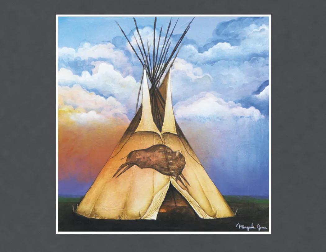 Native American Art Wall Calendar Cultural Heritage - 18.5 x 11 in - product view 24