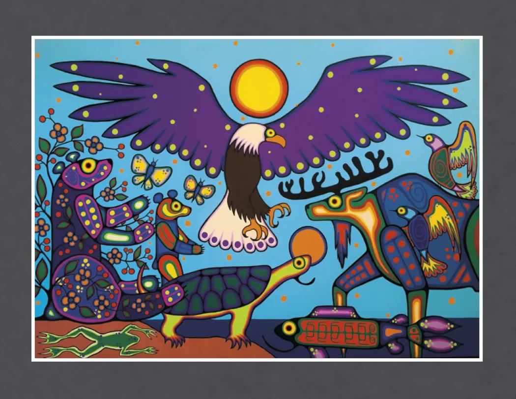 Native American Art Wall Calendar Cultural Heritage - 18.5 x 11 in - product view 25