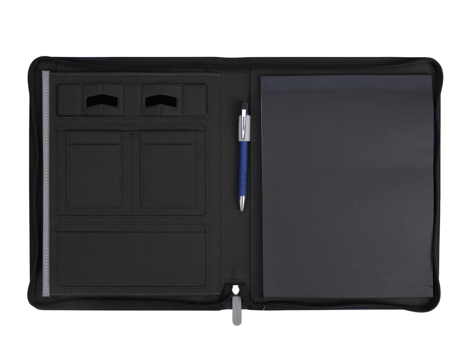 Zippered Padfolio with Pen Phone Stand Organizer - 12.6 in - product view 11