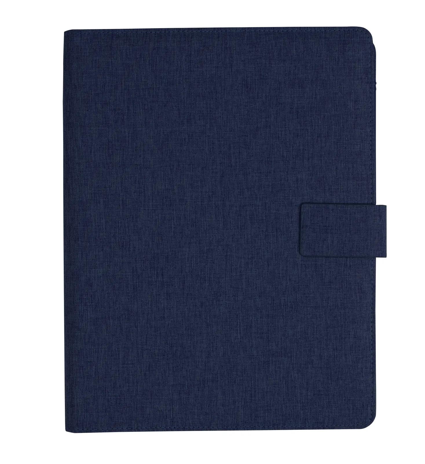 RPET Padfolio Heathered Recycled Magnetic Closure - 12.2 in - product view 3