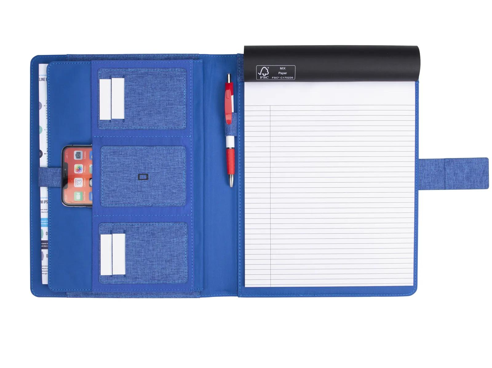 RPET Padfolio Heathered Recycled Magnetic Closure - 12.2 in - product view 7