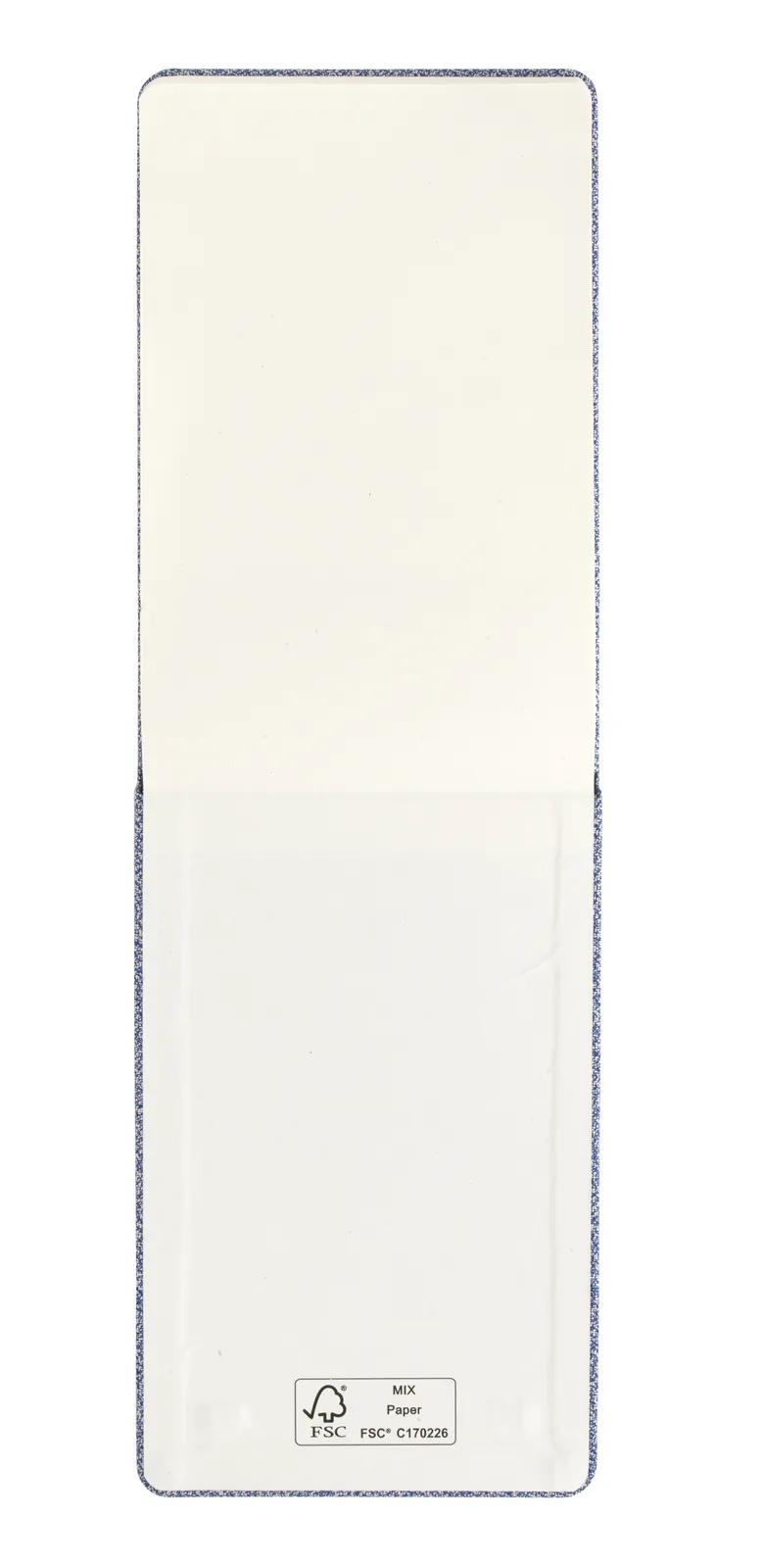 RPET Journal Dotted Pages Textured Cover Elastic - 8.06 x 5.13 in - product view 5