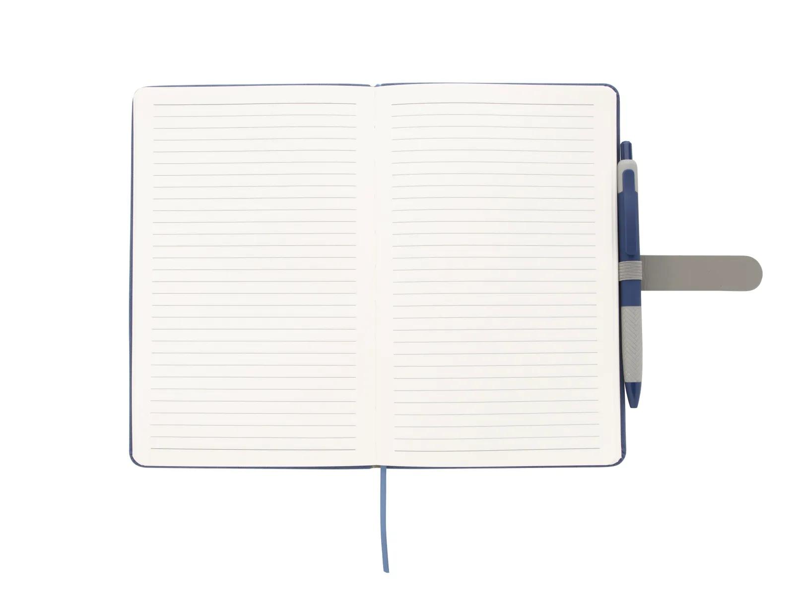 Soft Journal with Pen PU Leather Belt Closure - 8.27 x 5.33 in - product view 7