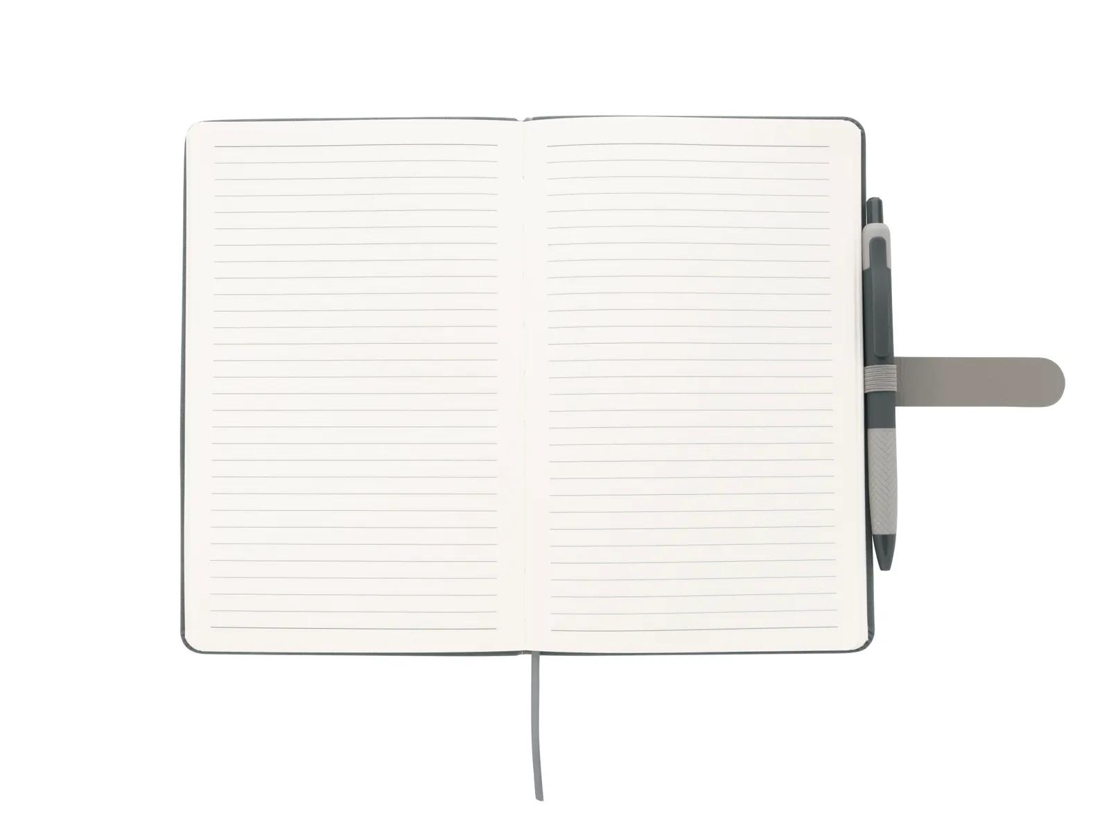 Soft Journal with Pen PU Leather Belt Closure - 8.27 x 5.33 in - product view 14