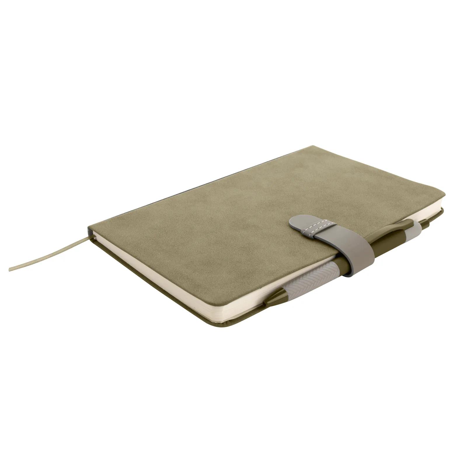 Soft Journal with Pen PU Leather Belt Closure - 8.27 x 5.33 in - product view 16