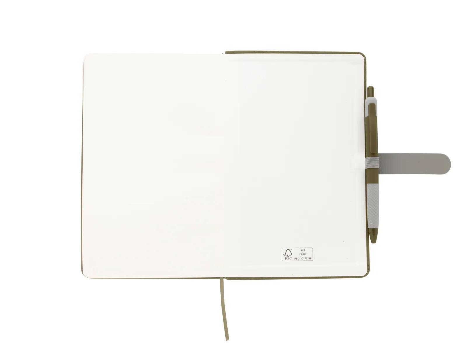 Soft Journal with Pen PU Leather Belt Closure - 8.27 x 5.33 in - product view 19