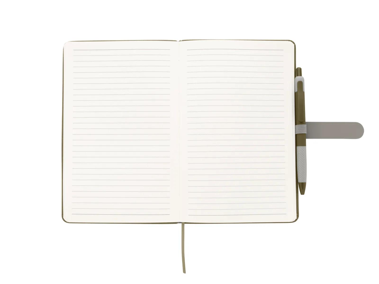 Soft Journal with Pen PU Leather Belt Closure - 8.27 x 5.33 in - product view 21