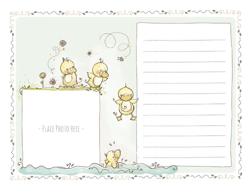 Baby First Year Calendar Rachelle Miller Art FSC - 18.5 x 11 in - product view 20