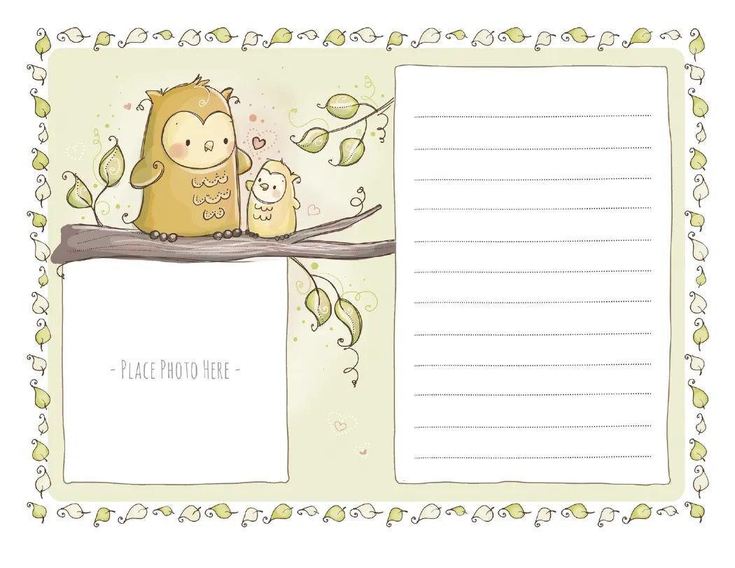 Baby First Year Calendar Rachelle Miller Art FSC - 18.5 x 11 in - product view 26