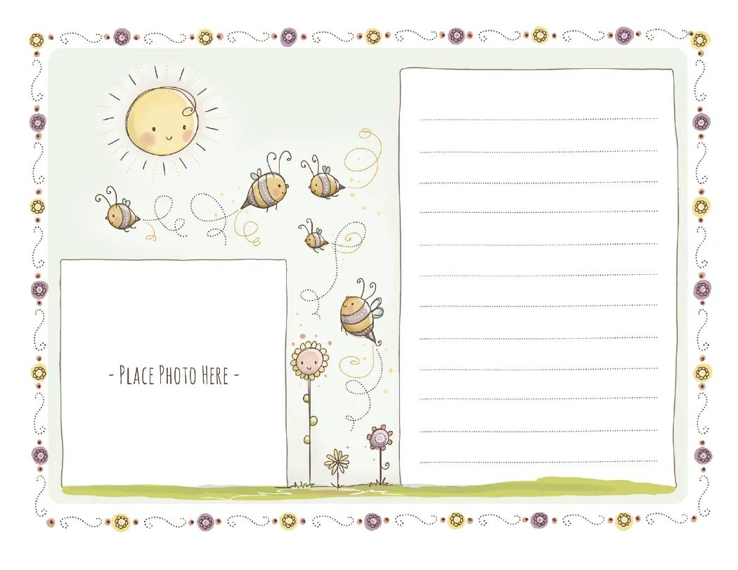 Baby First Year Calendar Rachelle Miller Art FSC - 18.5 x 11 in - product view 28