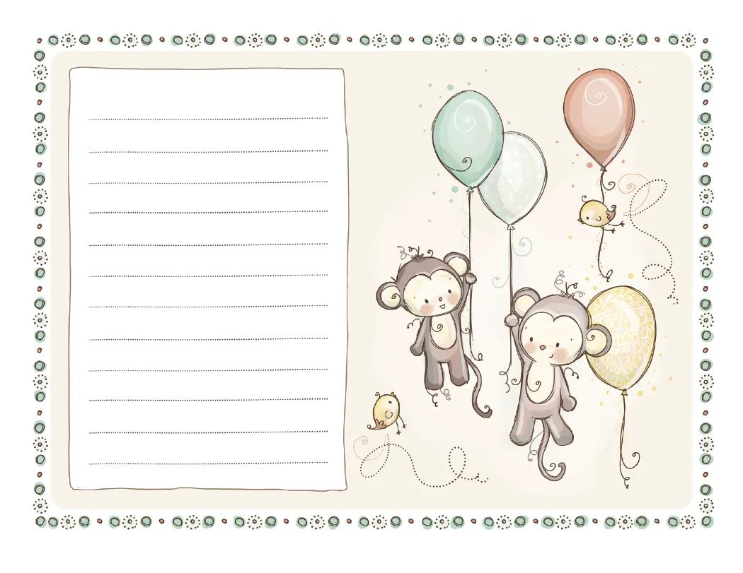 Baby First Year Calendar Rachelle Miller Art FSC - 18.5 x 11 in - product view 29