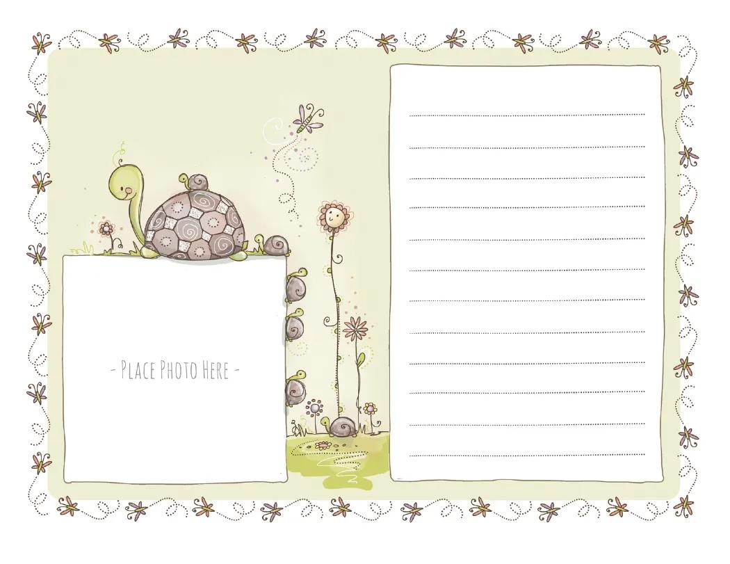 Baby First Year Calendar Rachelle Miller Art FSC - 18.5 x 11 in - product view 30