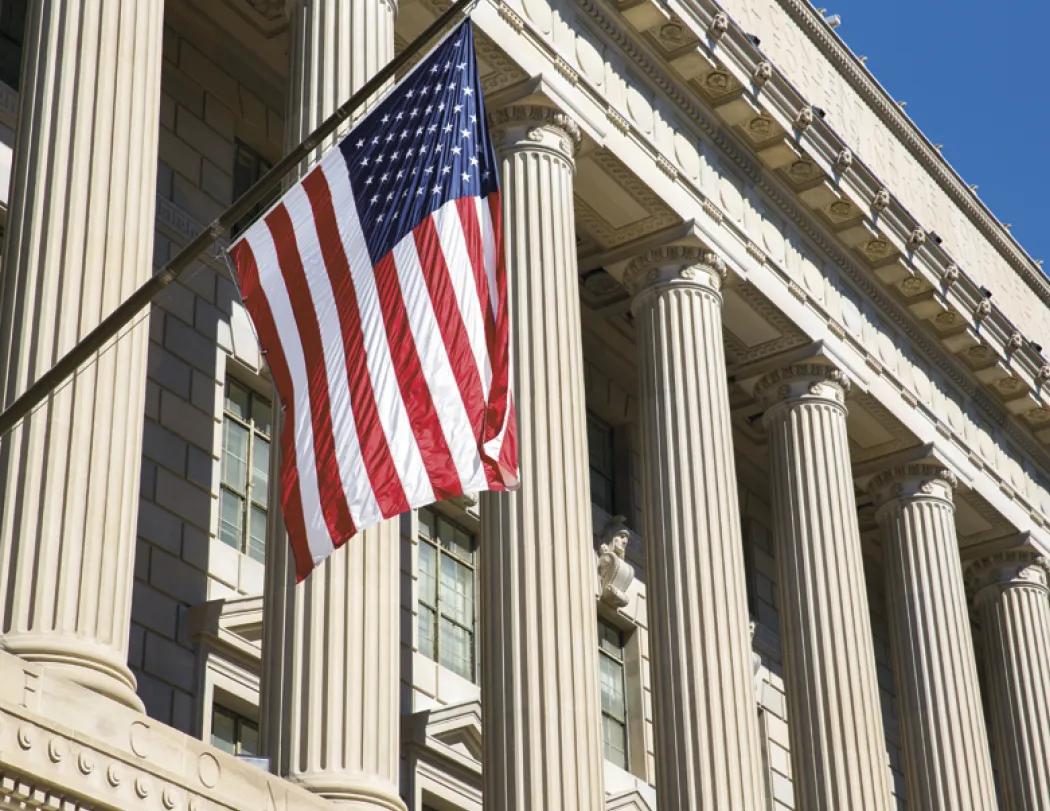 Patriotic America Wall Calendar Presidential Quotes - 18.5 x 11 in - product view 25