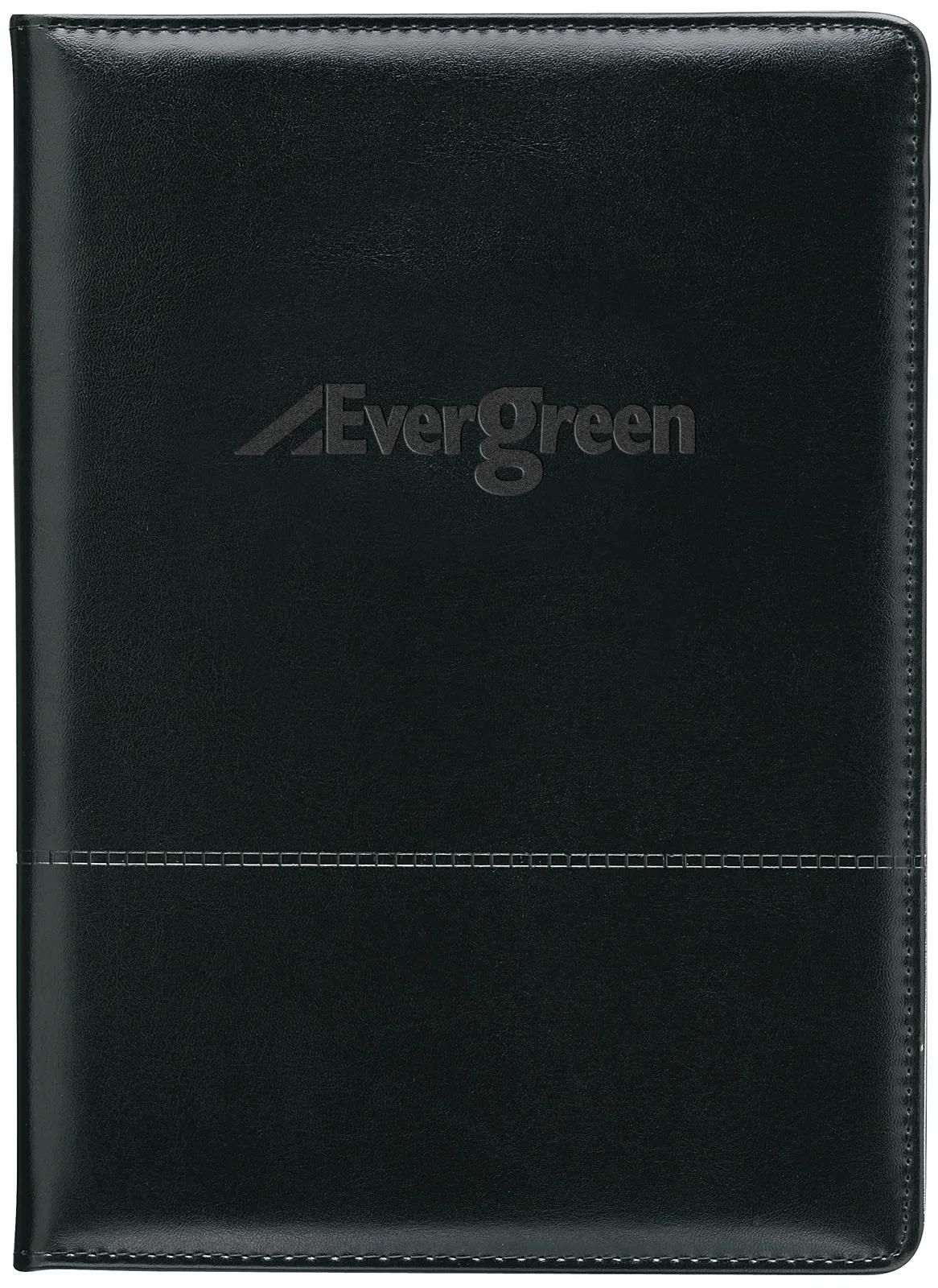 Padfolio Horizontal Stitching PVC Vinyl Pen Loop - 12.9 x 9.5 in - product view 6