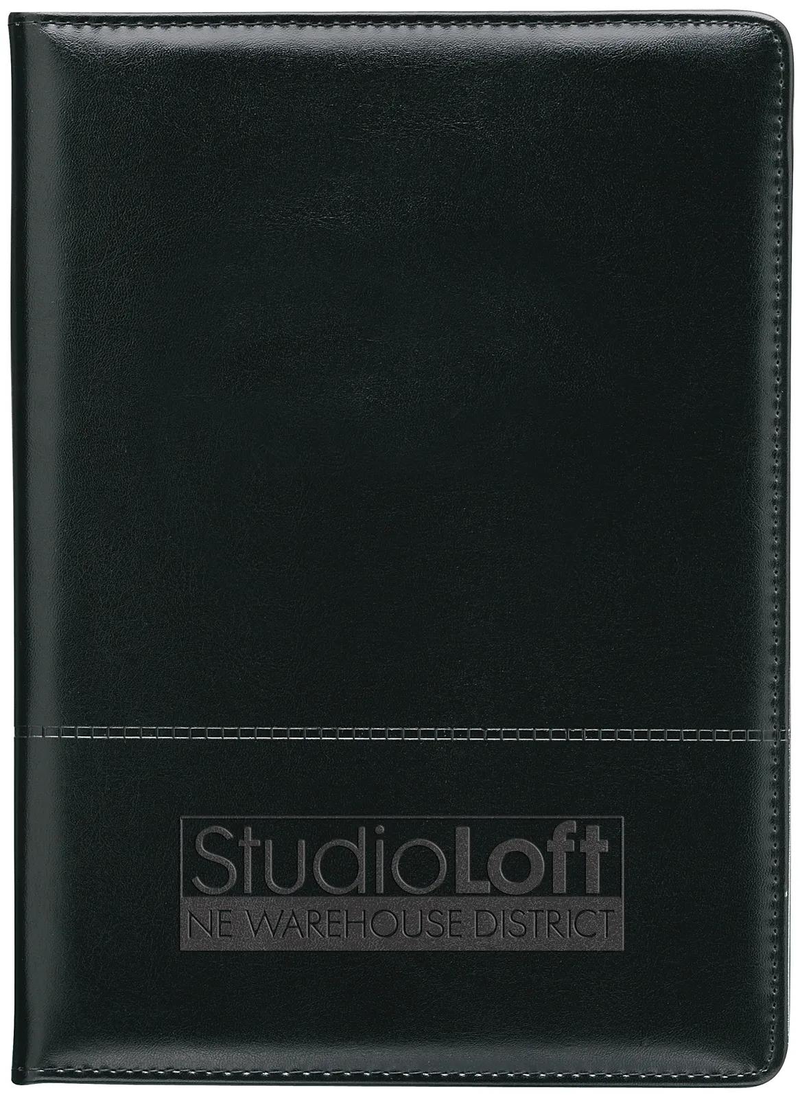 Padfolio Horizontal Stitching PVC Vinyl Pen Loop - 12.9 x 9.5 in - product view 8
