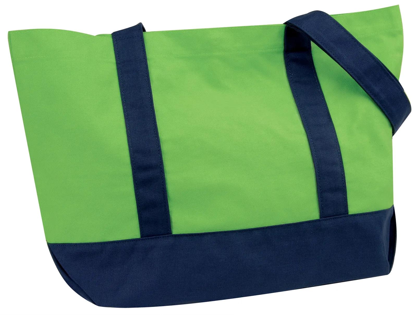 Custom Tote Bag Cotton Canvas Snap Closure - 13 x 20 x 6 in - product view 8