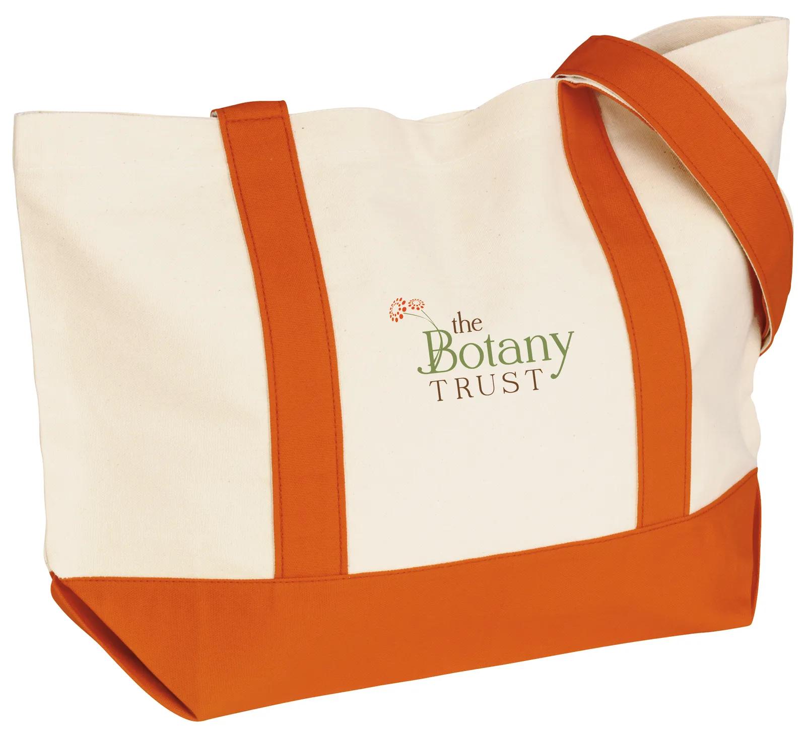 Custom Tote Bag Cotton Canvas Snap Closure - 13 x 20 x 6 in - product view 18