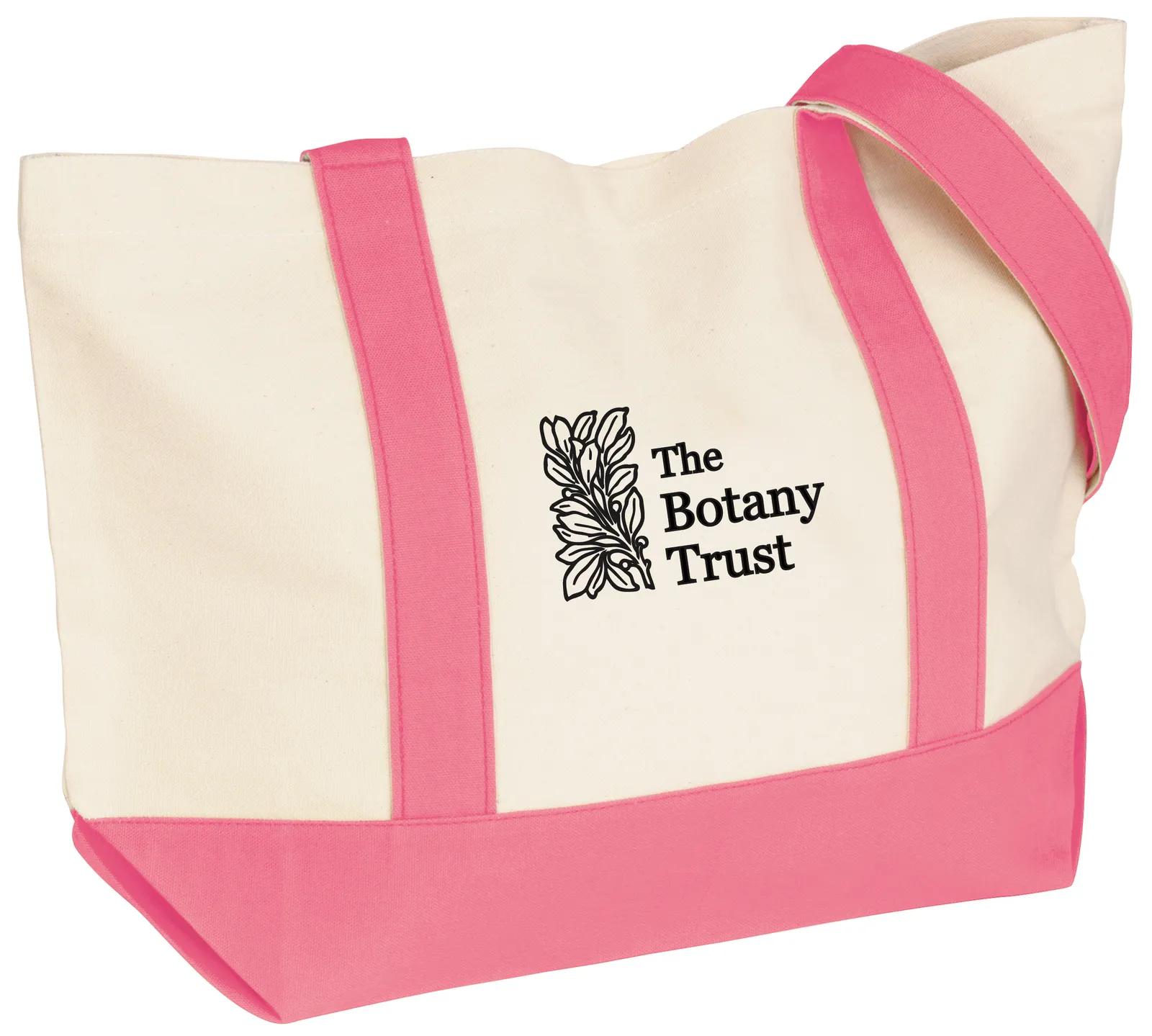 Custom Tote Bag Cotton Canvas Snap Closure - 13 x 20 x 6 in - product view 19