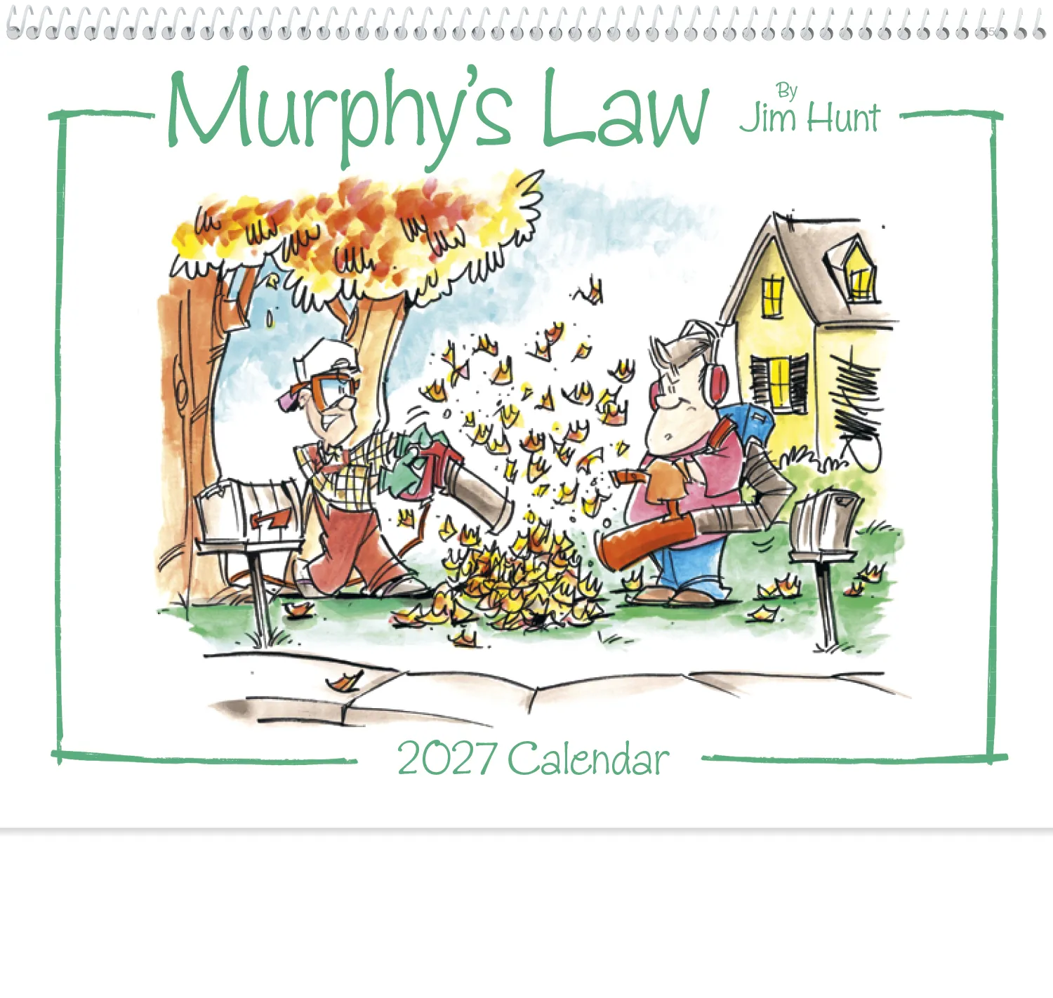 Murphy's Law Wall Calendar FSC Paper UV Coated - 18.5 x 11 in - product view 16