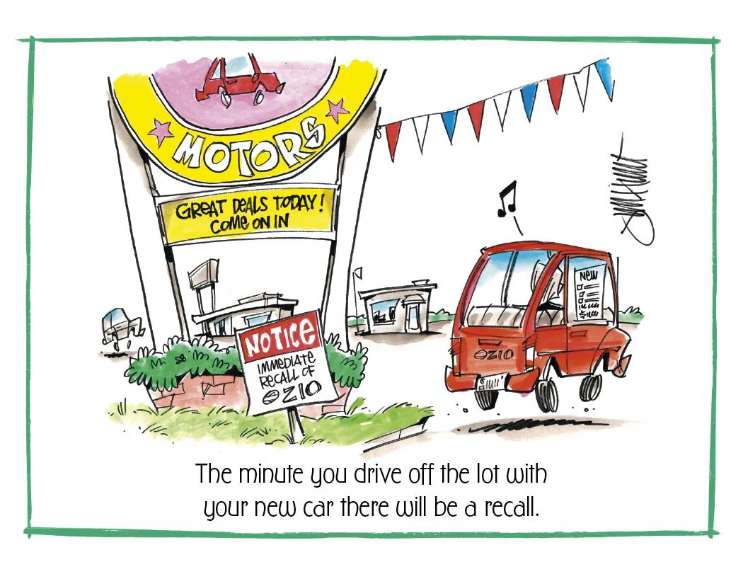 Murphy's Law Wall Calendar FSC Paper UV Coated - 18.5 x 11 in - product view 20