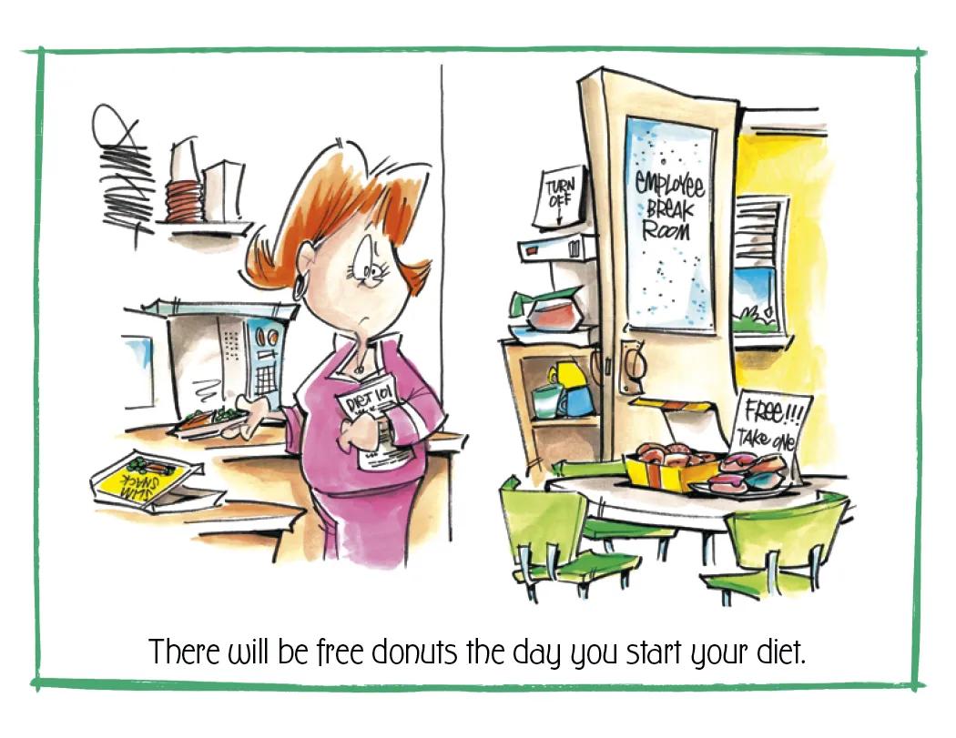 Murphy's Law Wall Calendar FSC Paper UV Coated - 18.5 x 11 in - product view 21