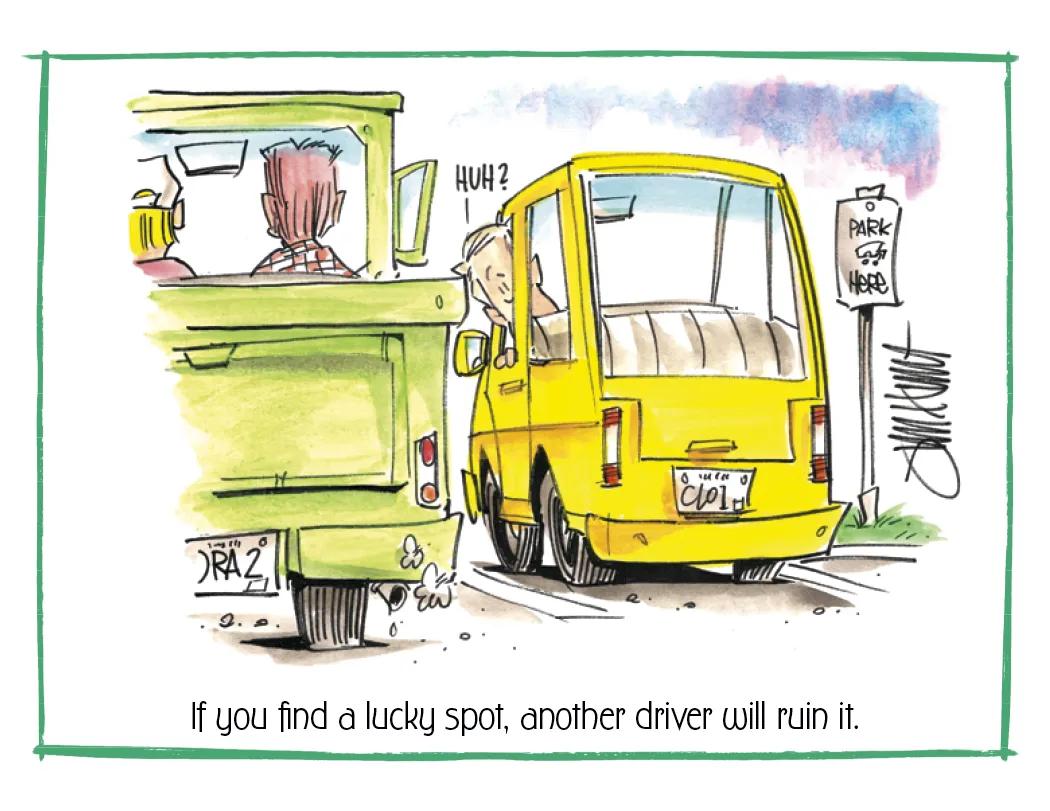 Murphy's Law Wall Calendar FSC Paper UV Coated - 18.5 x 11 in - product view 23