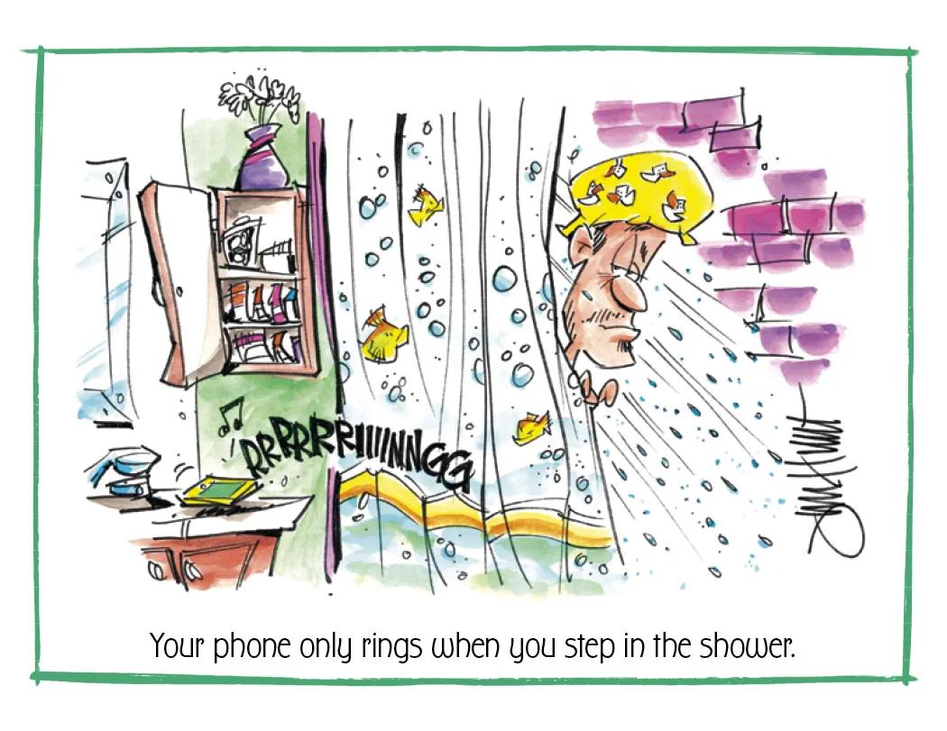 Murphy's Law Wall Calendar FSC Paper UV Coated - 18.5 x 11 in - product view 24