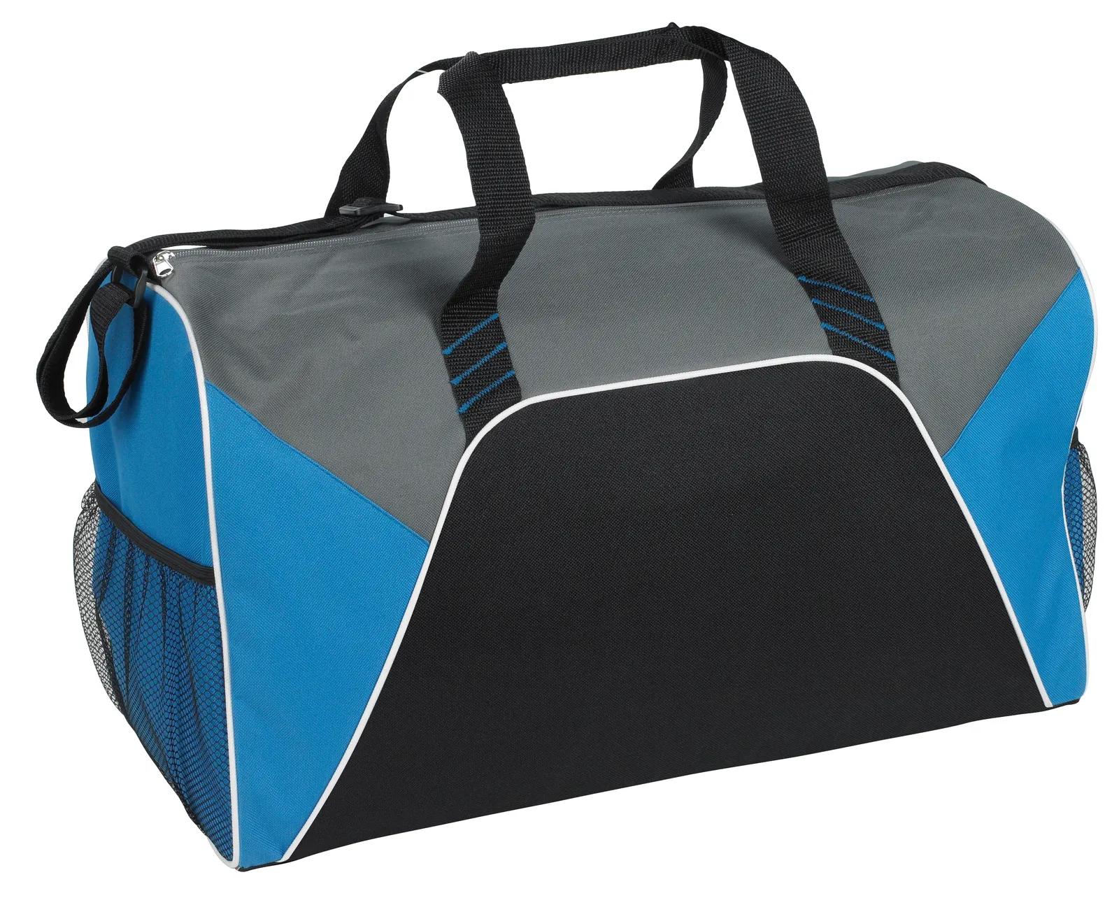 Sport Duffel Bag Color Panels 600D Polyester - 11 x 17.5 x 10 in - product view 3