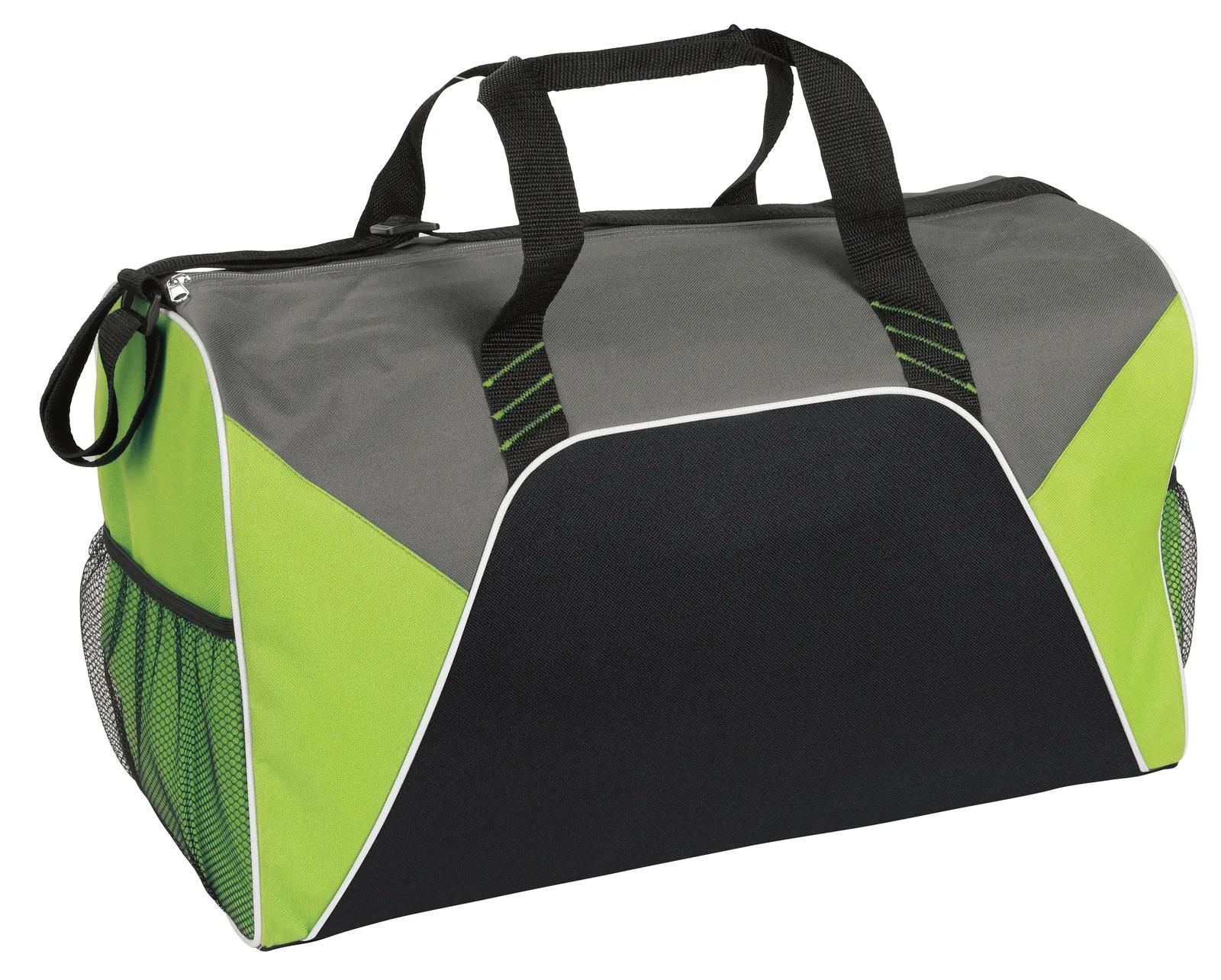Sport Duffel Bag Color Panels 600D Polyester - 11 x 17.5 x 10 in - product view 7