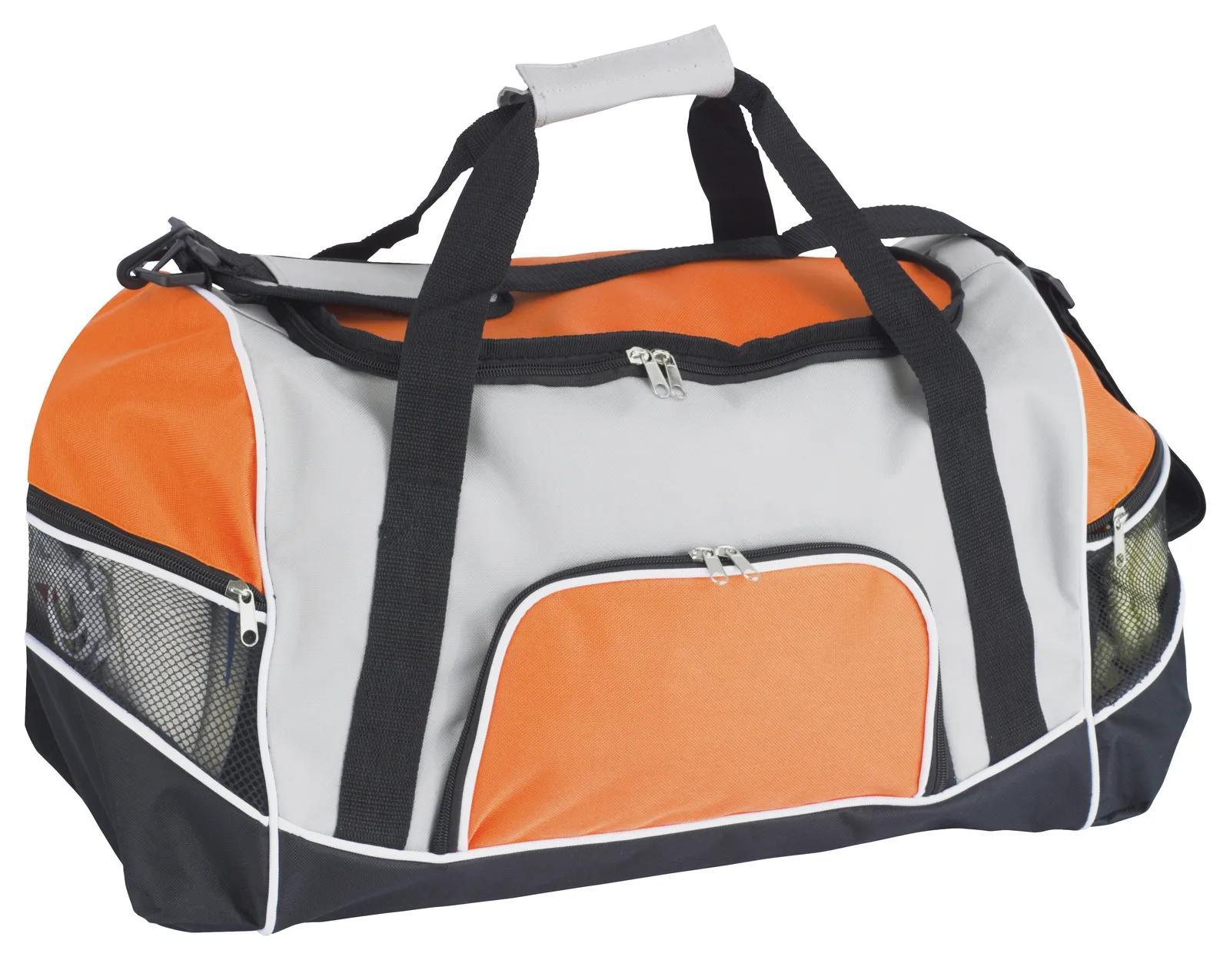 Tri-Pocket Sport Duffel Padded Strap 600D - 12.61 x 17.34 x 12.21 in - product view 2