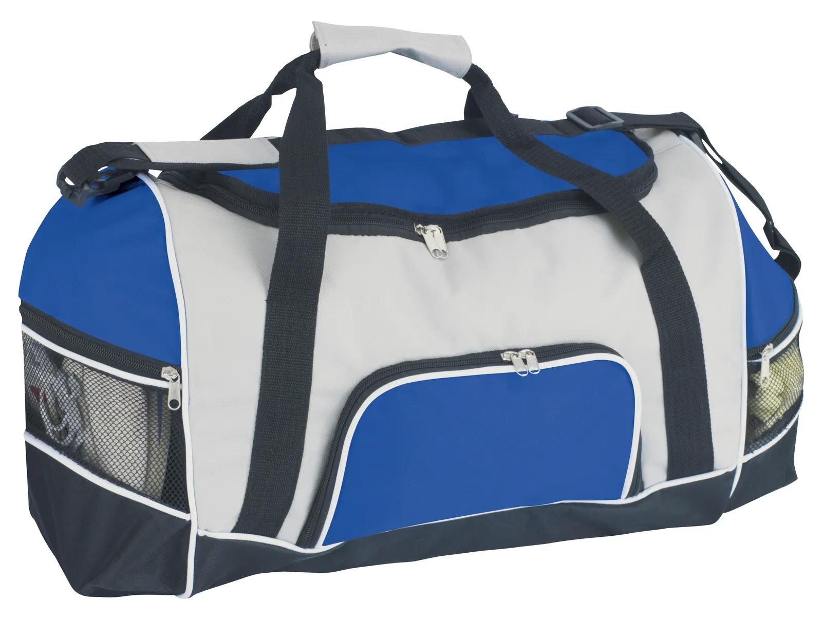 Tri-Pocket Sport Duffel Padded Strap 600D - 12.61 x 17.34 x 12.21 in - product view 3