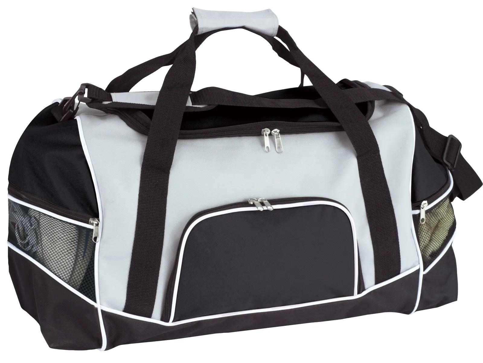 Tri-Pocket Sport Duffel Padded Strap 600D - 12.61 x 17.34 x 12.21 in - product view 5