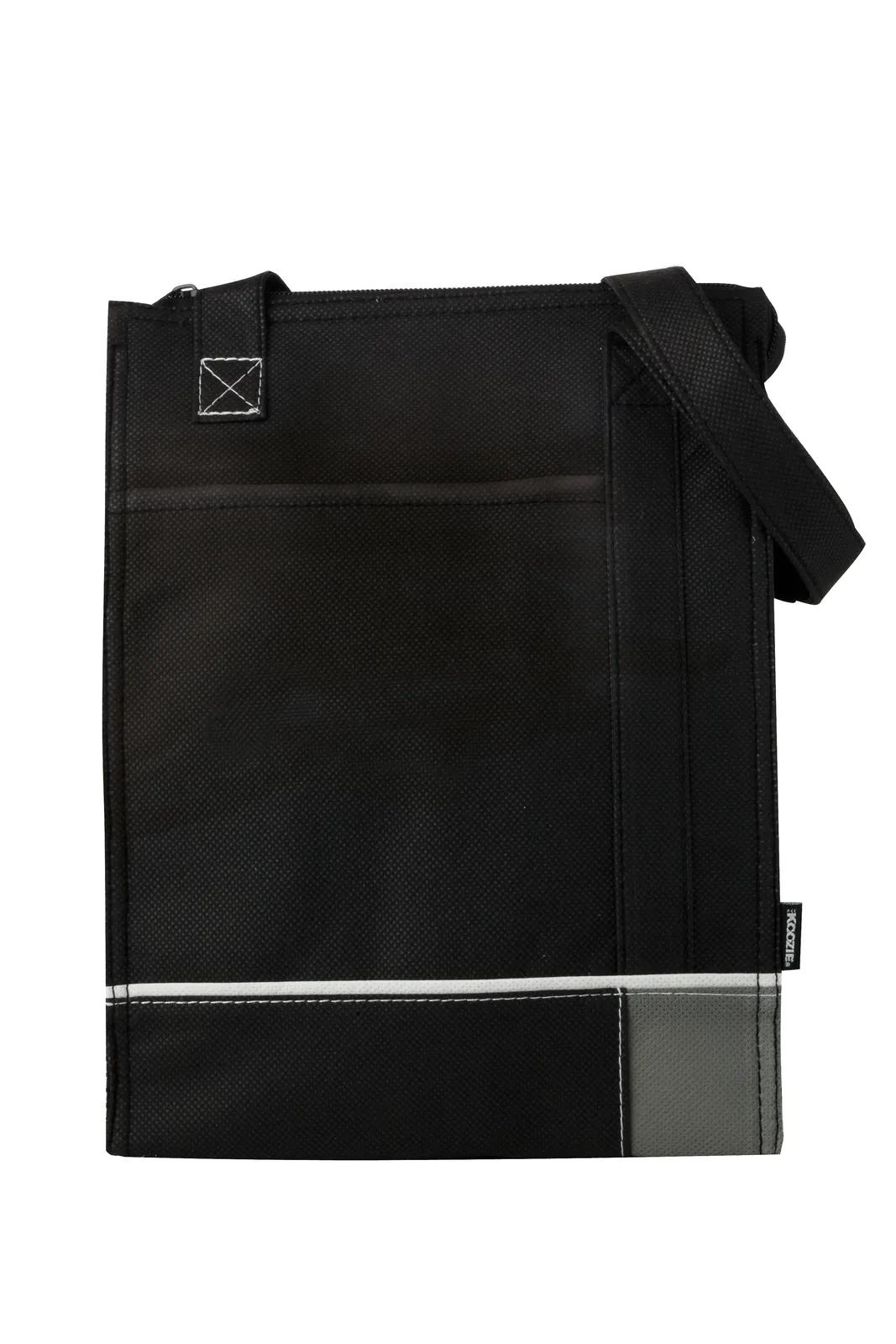 Tri-Tone Lunch Bag Thermal Lined Non-Woven - 12.25 x 8.625 x 5.5 in - product view 4