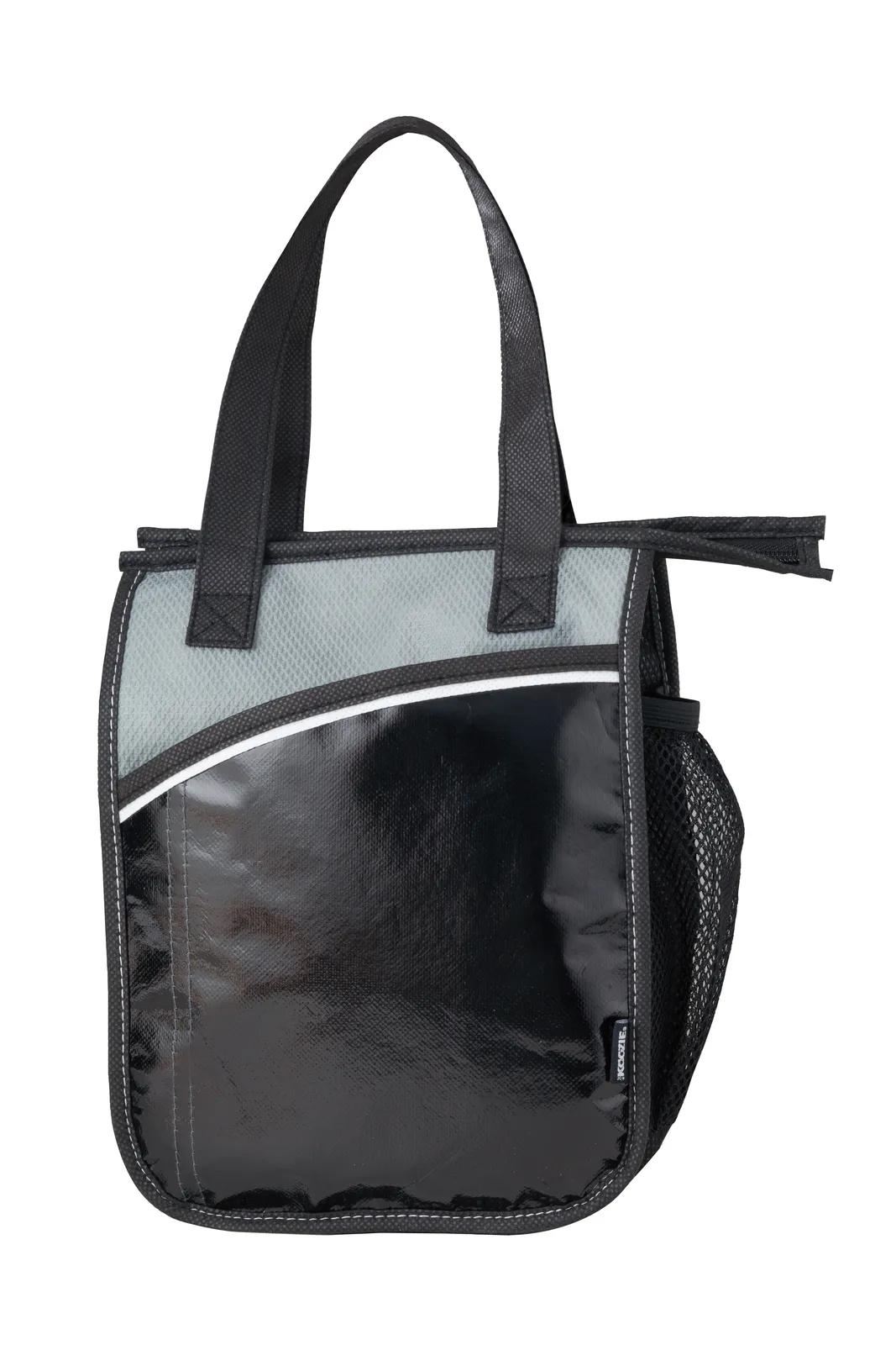 Vertical Lunch Cooler Laminated 5 Can Capacity - 10.375 x 8.25 x 4.25 in - product view 2