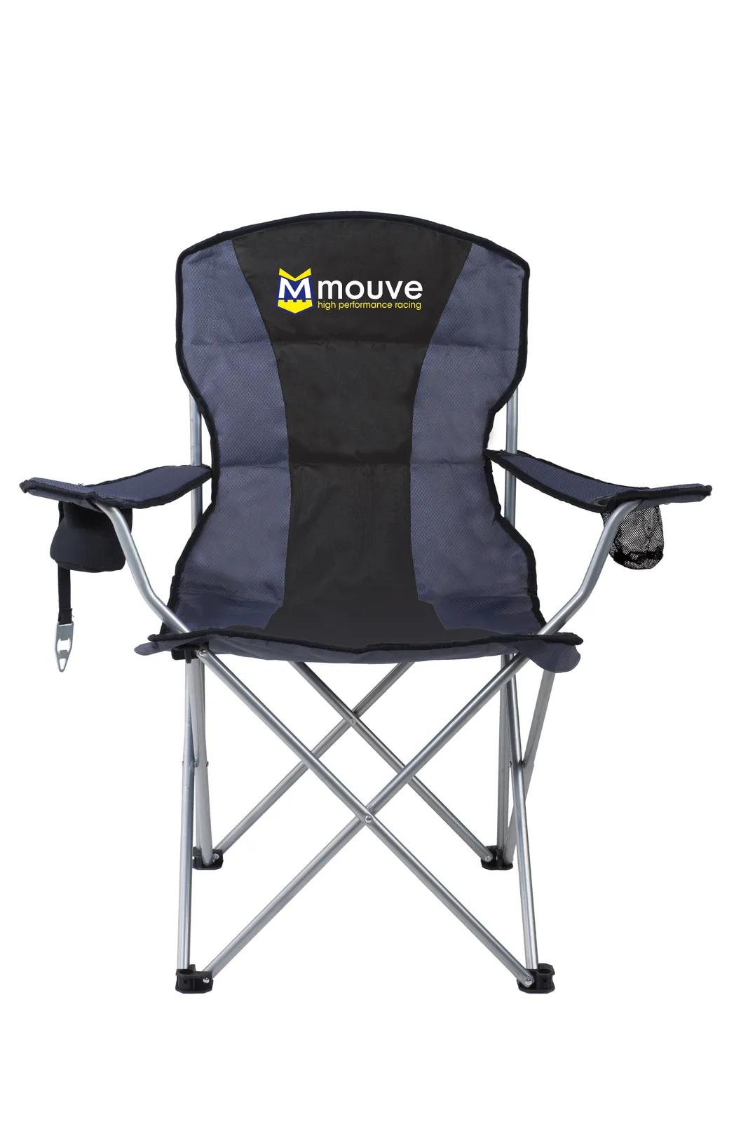 Folding Chair Padded Seat Insulated Pocket Steel - 36 x 32 x 20 in - product view 5
