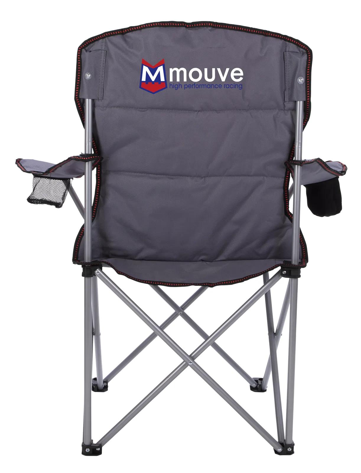 Folding Chair Padded Seat Insulated Pocket Steel - 36 x 32 x 20 in - product view 9