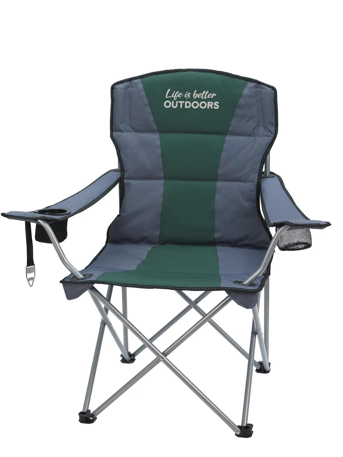 Folding Chair Padded Seat Insulated Pocket Steel - 36 x 32 x 20 in - product view 10